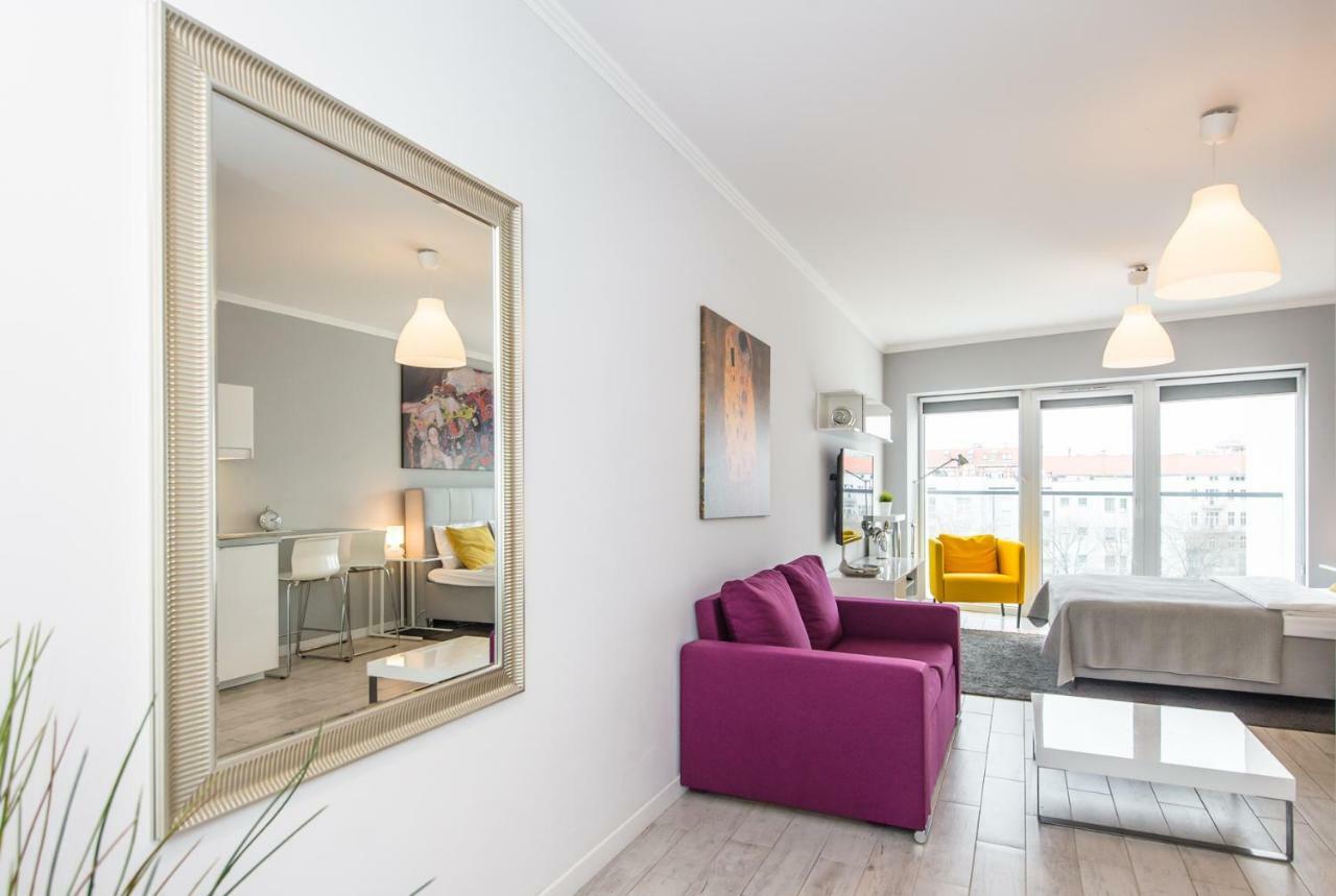 35 négyzetméteres stúdió Apartman 1 fürdőszobával Poznan Városközpont területén Kültér fotó