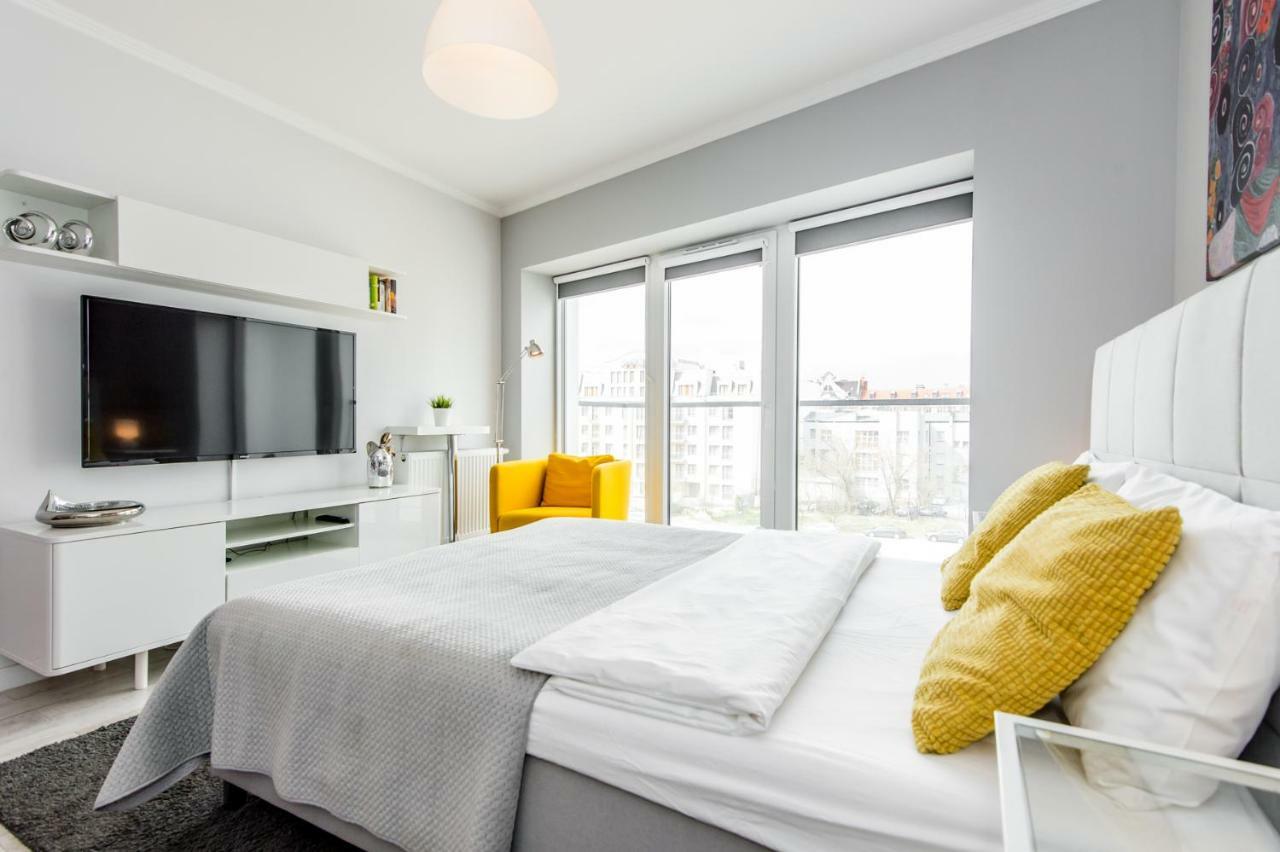 35 négyzetméteres stúdió Apartman 1 fürdőszobával Poznan Városközpont területén Kültér fotó